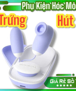Hộp Trứng Rung 2 Đầu Magic Box | Kích Thích Rung & Hút | Màu Tím Sướng Mạnh | Đa Chế Độ Rung Êm | Bảo Hành Chính Hãng | Vi Tính Hóc Môn
