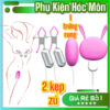 Máy Rung Kẹp Núm Vú & Âm Vật 2 Kẹp 1 Trứng Tròn – Rung Mạnh | Đồ Chơi Người Lớn | Phụ Kiện Kích Thích | Đồ Chơi Cao Cấp | Đồ Chơi Tình Yêu | Vi Tính Hóc Môn