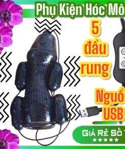 Máy massage nam 5 đầu rung | Dụng cụ chăm sóc bản thân | Thiết kế hiện đại | Tiện lợi với cổng USB | Giúp cải thiện sức khỏe | Vi Tính Hóc Môn
