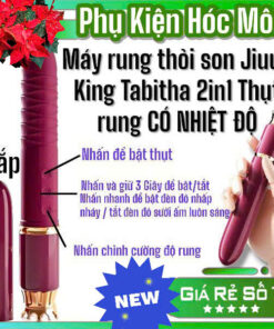 Máy Rung Thỏi Son 2in1 | Có Nhiệt Độ | Thụt Ngoáy & Rung Đa Chế Độ | Vi Tính Hóc Môn | Đồ Chơi Tình Yêu Hóc Môn | Giá Ưu Đãi