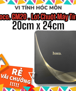 Tấm lót chuột gaming Hoco GM22 | Mousepad 200x240 mm | Rung đa chế độ | Dễ vệ sinh | Phù hợp chuột quang | Độ bền vượt trội | Vi Tính Hóc Môn