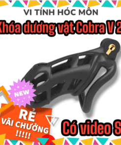Cobra V 2.0 | Khóa dương vật nhựa KN30 | Ổ khóa chìm chắc chắn | Tạo cảm giác mới lạ | Phong cách BDSM | Đồ chơi tình dục nam | Vi Tính Hóc Môn