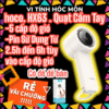 Hoco HX63 | Quạt cầm tay cao cấp | Pin sạc bền bỉ 2000mAh | 5 tốc độ gió mạnh mẽ | Có móc treo và đế bàn | Thiết kế nhỏ gọn tiện dụng | Vi Tính Hóc Môn