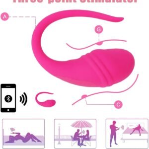 Trứng rung Little Tadpole điều khiển từ xa bằng điện thoại