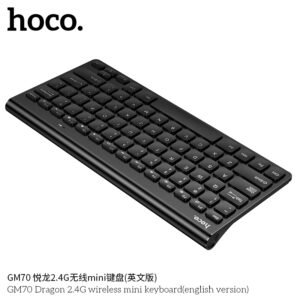 Bàn Phím Mini Không Dây Hoco GM70 Dragon Kết Nối Ổn Định Thiết Kế Nhỏ Gọn | Vi Tính Hóc Môn