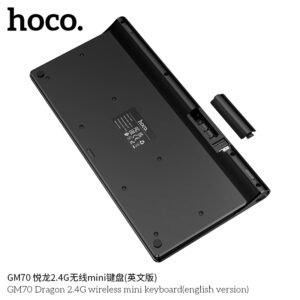 Bàn Phím Mini Không Dây Hoco GM70 Dragon Kết Nối Ổn Định Thiết Kế Nhỏ Gọn | Vi Tính Hóc Môn