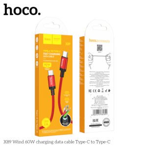 cáp sạc Hoco X89 Type-C sang Type-C