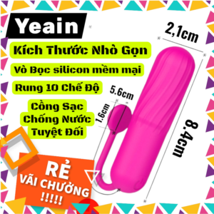 Trứng Rung Yeain Mini Vibrator Cao Cấp Silicon Mềm Chính Hãng | Vi Tính Hóc Môn