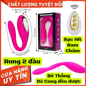Trứng Rung Điều Khiển Từ Xa Boqi BQ600 Chính Hãng uốn dẻo rung 2 đầu, 10 Chế Độ Mạnh