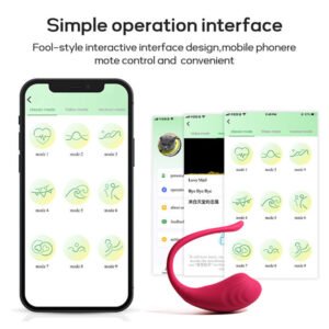 Trứng rung Little Tadpole điều khiển từ xa bằng điện thoại
