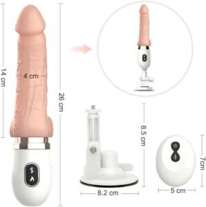 Dương vật giả dính tường Dibe Cyclone Fire 3 cao cấp – Đồ chơi tình yêu rung thụt mạnh