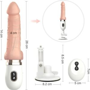 Dương vật giả dính tường Dibe Cyclone Fire 3 cao cấp – Đồ chơi tình yêu rung thụt mạnh