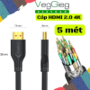 (có VAT) Cáp HDMI 2.0 2K*4K 60HZ - V-H107 dài 5 mét