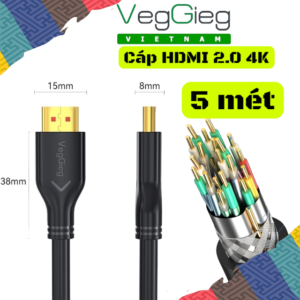(có VAT) Cáp HDMI 2.0 2K*4K 60HZ - V-H107 dài 5 mét