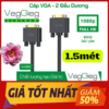 (có Vat) Cáp VGA Veggieg V-V101 3+6 1.5m 2 Đầu Dương Chính Hãng Giá Rẻ Cho PC Màn Hình