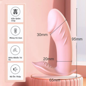Dương vật giả gắn quần chip rung giá rẻ màu tím cao cấp.