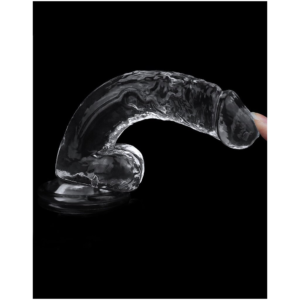 Khám phá dương vật giả trong suốt silicon cao cấp kích thước 17cm x 3cm với thiết kế chân thật, mềm mại, hít tường hít đất chắc chắn và chất liệu an toàn cho trải nghiệm thư giãn tuyệt vời.